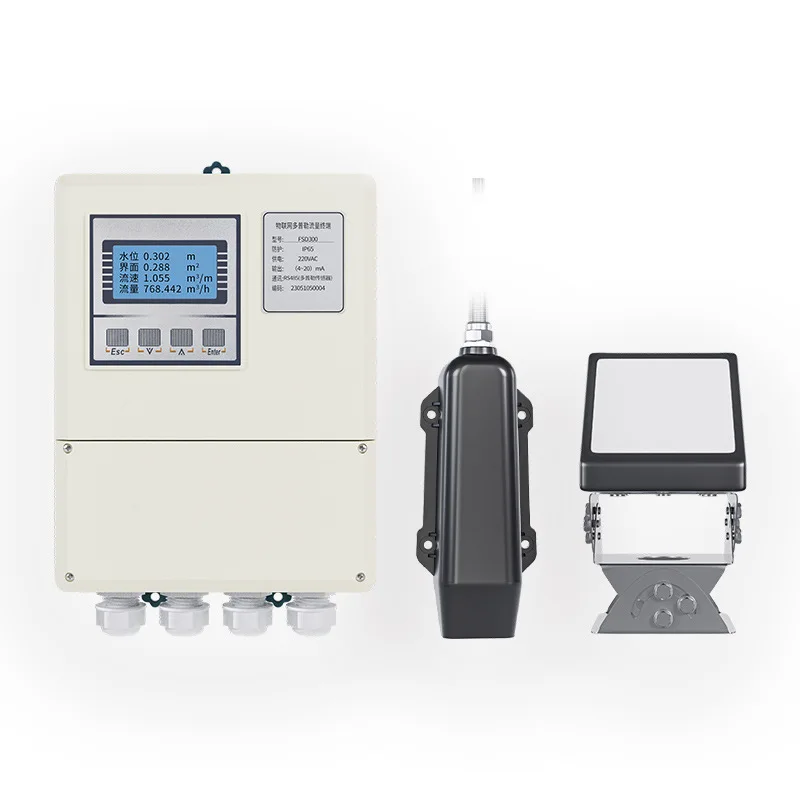 

Radar ultrasonic Doppler flowmeter flow rate non-contact open channel Doppler radar flowmeter