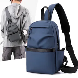 Men's chest bag 2023 new fashion trendy brand cross bag shoulder bag casual crossbody bag ins mobile phone small backpack