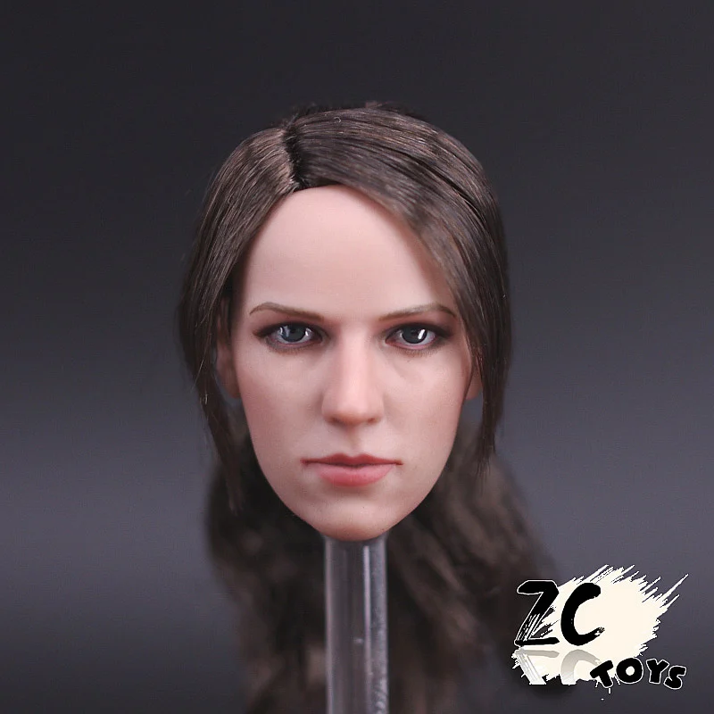 

ZCtoys 1/6 Scale Accessoires Sniper JingJing Quiet Long Hair Version Head Sculpt Carving f 12 Inch PH HT Female Bodies Doll