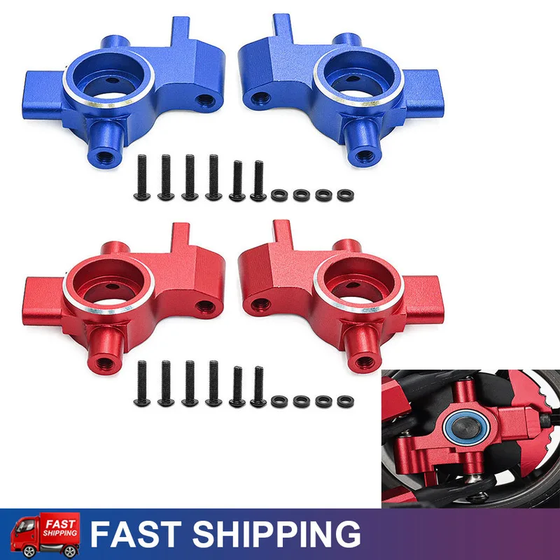 Aluminium Alloy Front Steering Knuckles Cup Set for 1/10 TRAXXAS 4-TEC DRIFT FORD MUSTANG #10537 RC Car Upgrade Parts