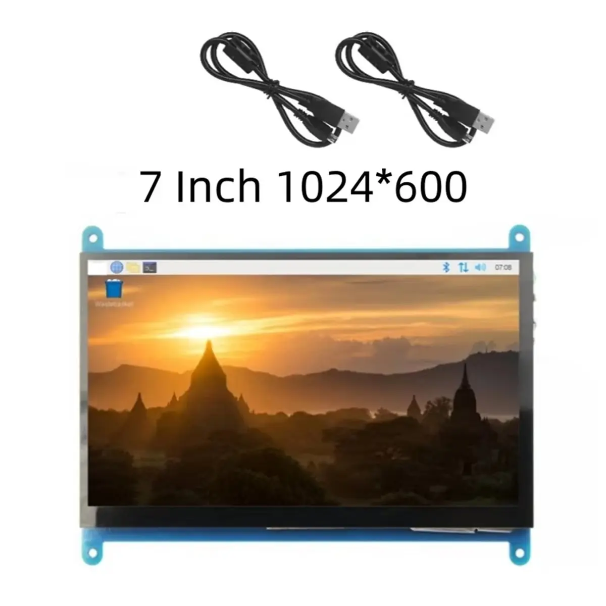 

7-дюймовый ЖК-монитор, совместимый с дисплеем для сверхвысокой четкости 3-го поколения 1024x600