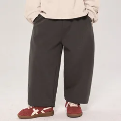 New Spring Boys' casual pants Kids solid color loose harem pants Children Trousers