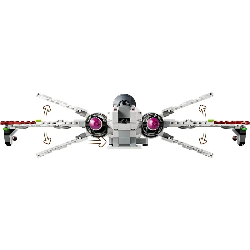 أفضل بائع غالاكسي 497 قطعة 75402 ARC-170 ستارفايتر اللبنات ستار معركة نموذج الطوب لعب الاطفال هدايا عيد الميلاد عيد الميلاد