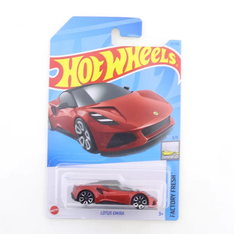 2023-121 Original Hot Wheels LOTUS EMIRA Mini Alloy Coupe 1/64 Metal Diecast Model Car Kids Toys Gift