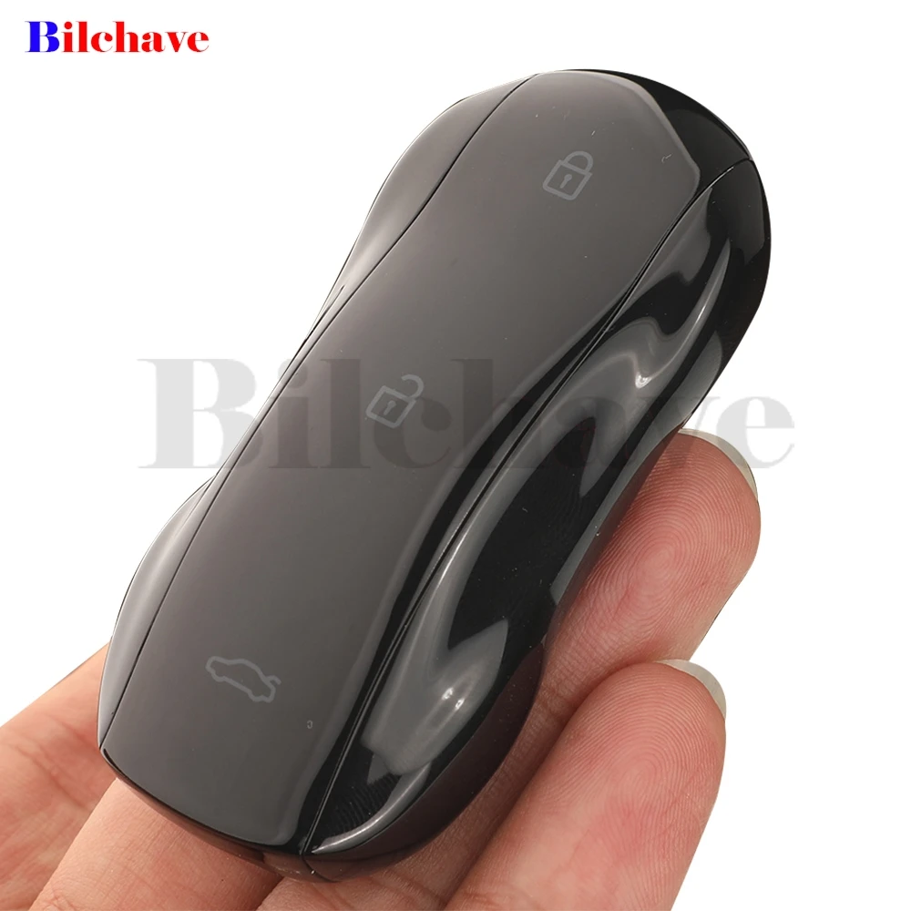 jingyuqin For Xhorse XSSC01EN VVDI XM38 TOY.T Universal Smart Key Supercar Style Glossy Black Color 3 Buttons