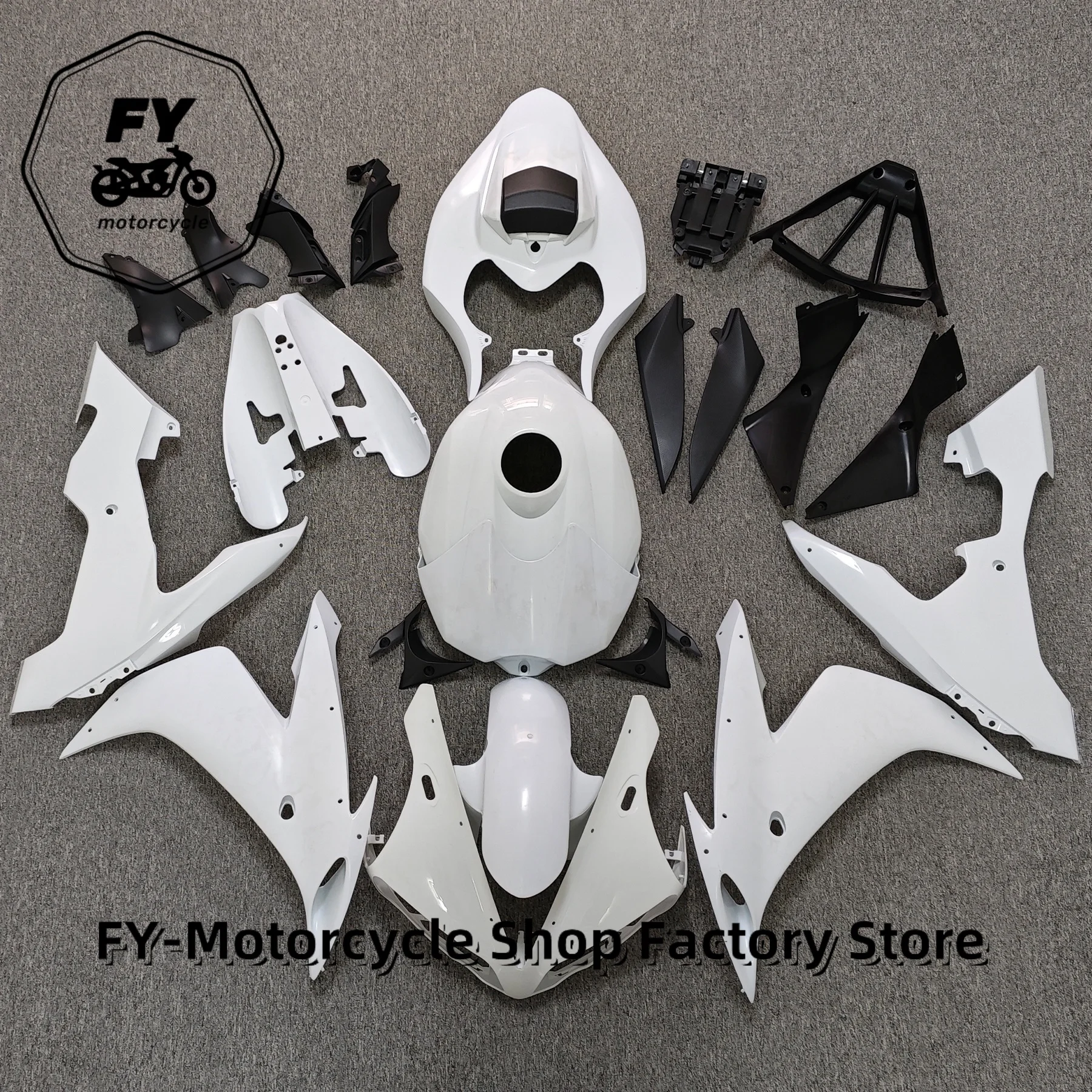 

Quality Motorcycle Injection Bodywork Fairings Kit For YAMAHA YZF R1 04-06 YZF R1 2004 2005 2006 YZF-R1 White
