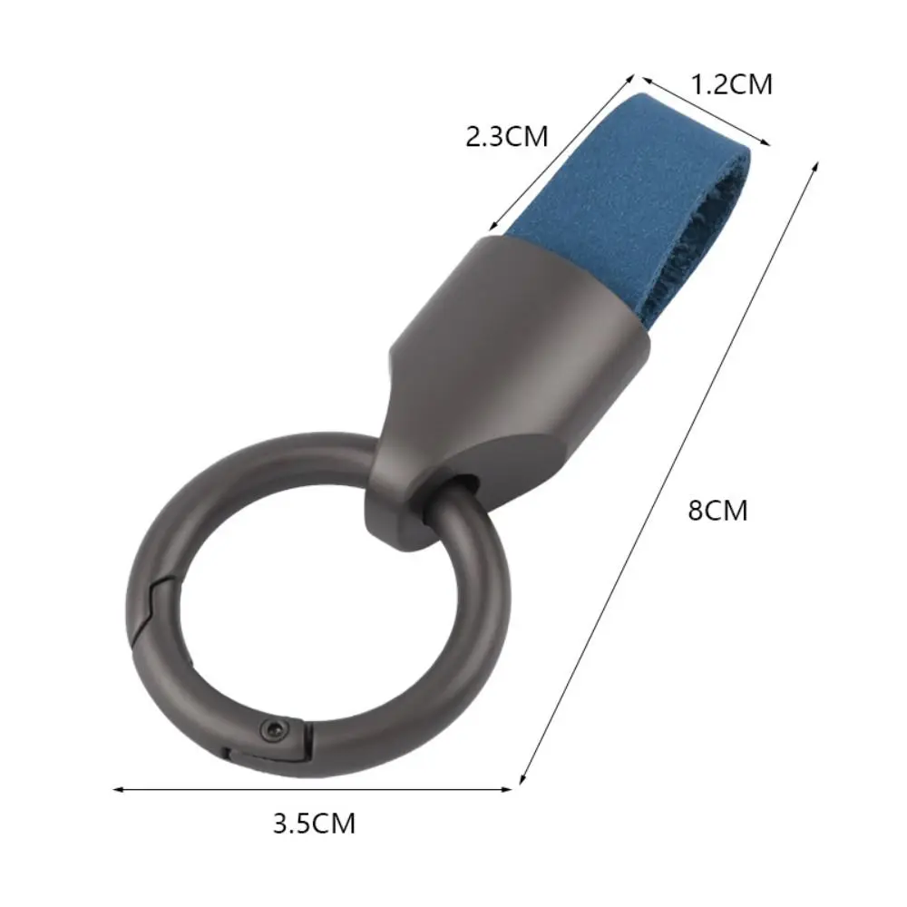 Gifts Durable Car Key Chain Pendant Leather Car Key Ring Keyring Hanging Keychain Accessories