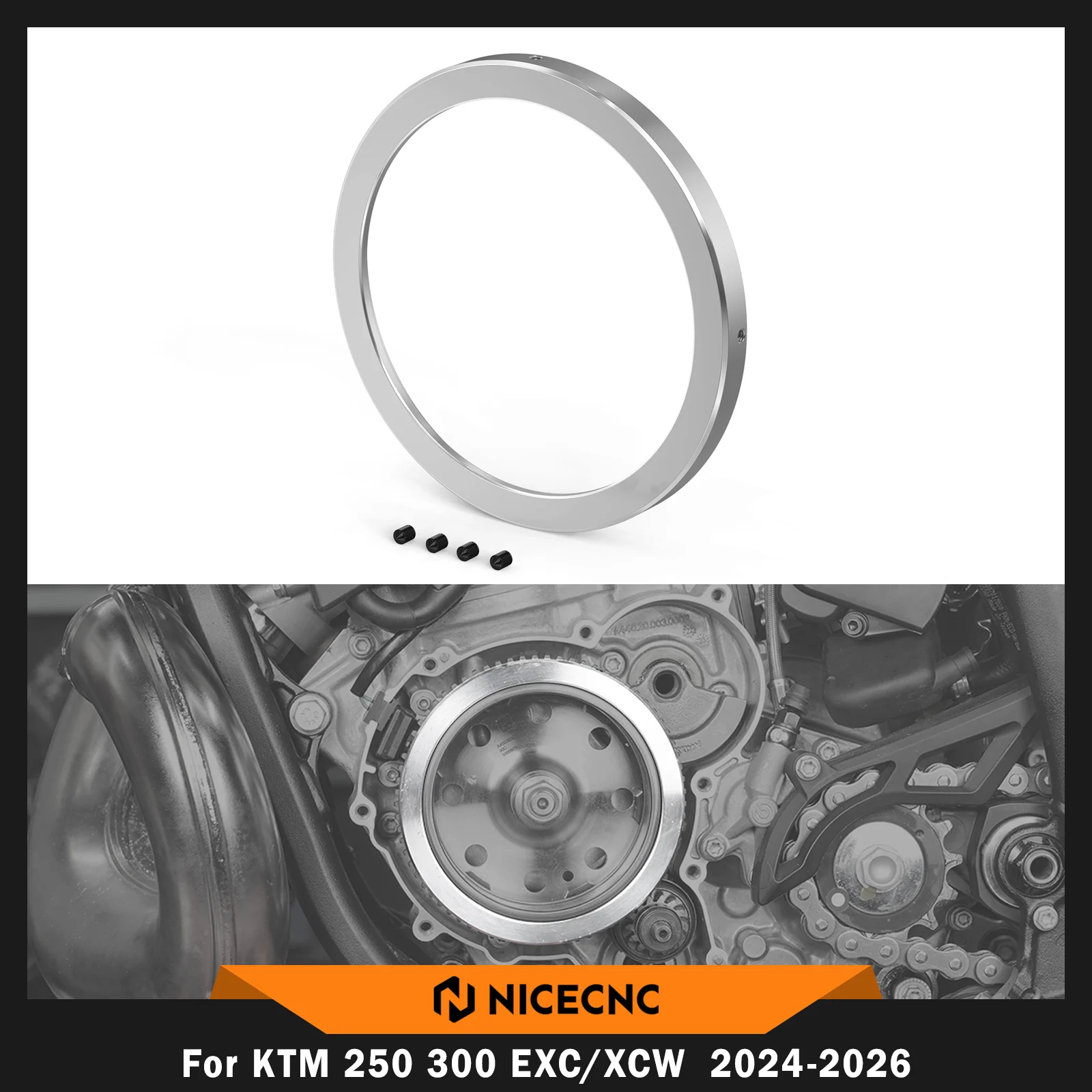 2024-2026 For KTM EXC 300 EXC 250 XCW 250 XCW 300 Flywheel Weight 7oz 7 Ounce For Husqvarna TE 300 TE 250 GasGas EC 300 EC 250