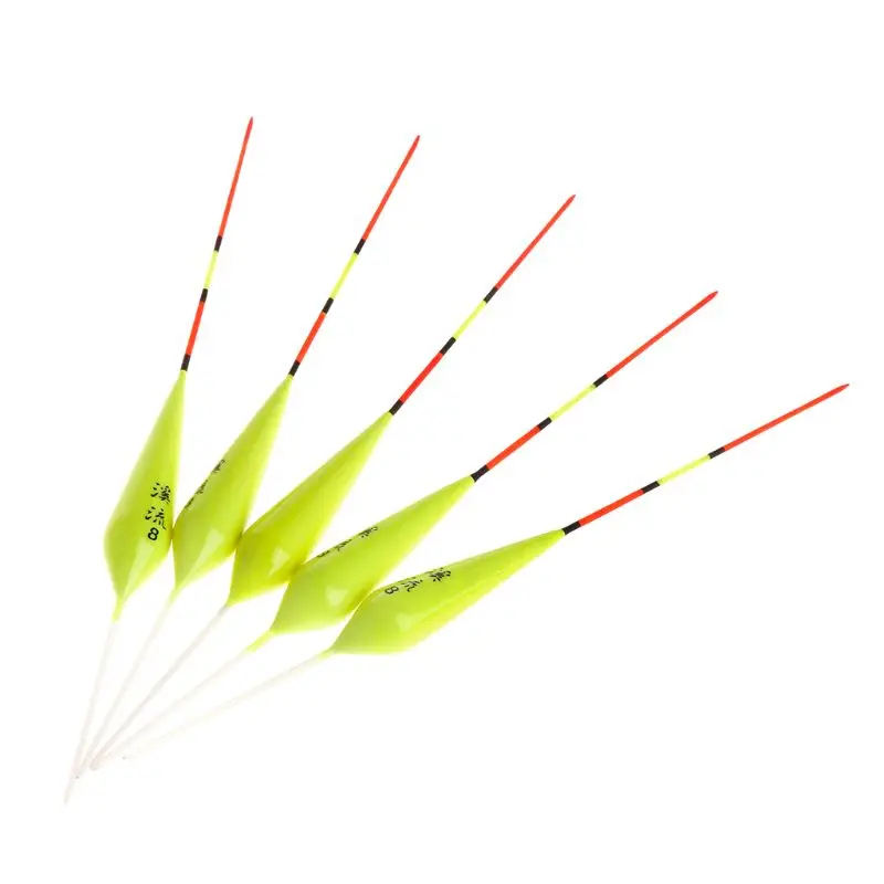 5 Pcs/set Fishing Float Small Fish Ice Fishing Carp Trout Fluorescent Shallow Wa