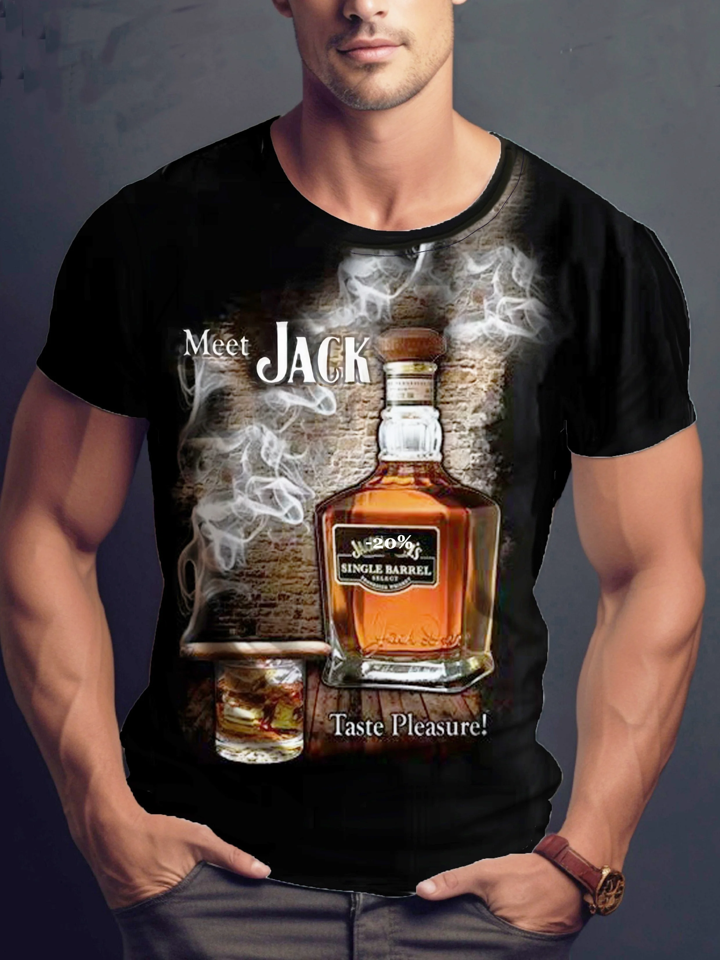 

Men'S Vibrant Disco Ball Print T-Shirt - Soft, Durable Fabric, Perfect for Nightlife Events, Dance Party Attire。