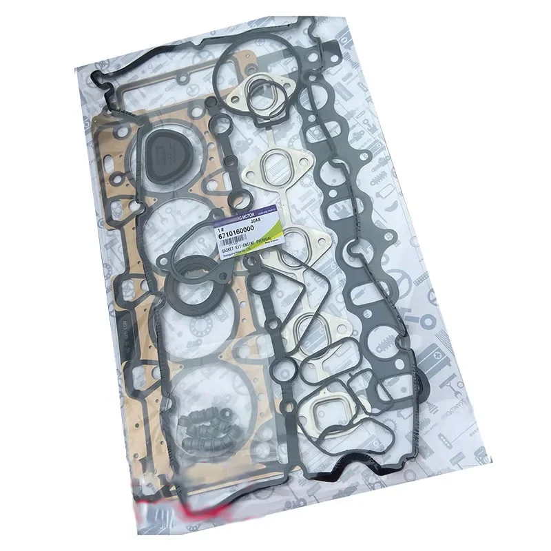 Brand New Engine Rebuilding Kit Engine Overhual Gasket Kit 6710160000 For Ssangyong Korando C Diesel 2011