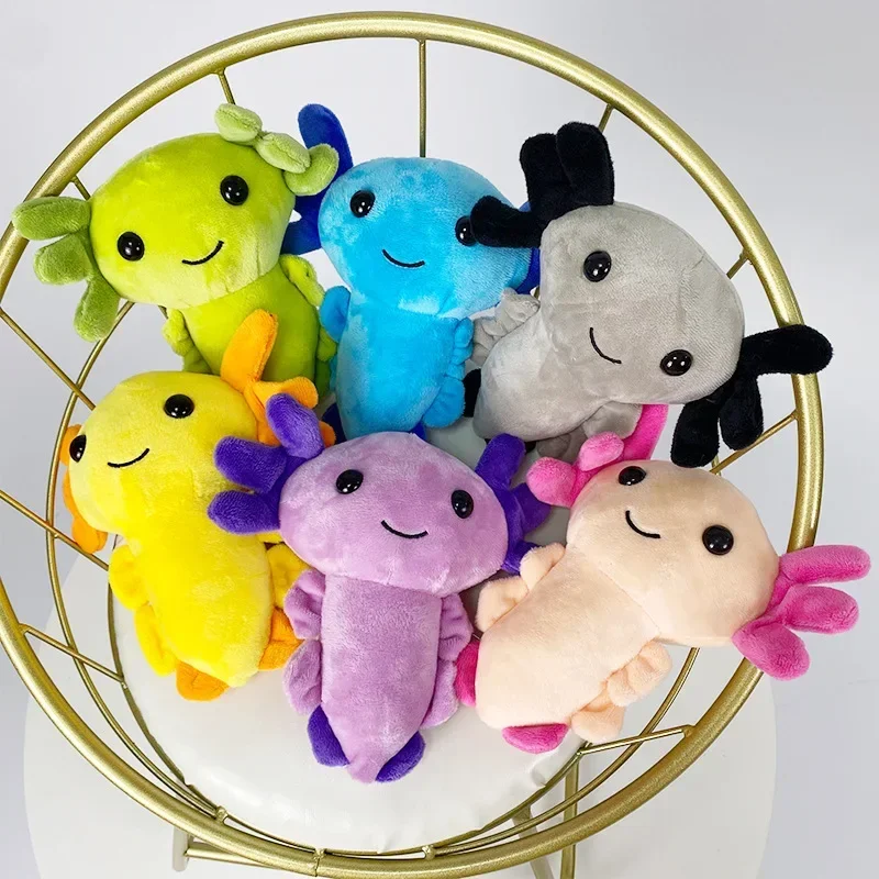 Pluszak Akolotla z Kreskówki Kawaii Zwierzę Akolotla Pluszowe Figurki Miękkie Wypchane Lalki Peluche Poduszka Prezent Urodzinowy Świąteczny dla Dzieci
