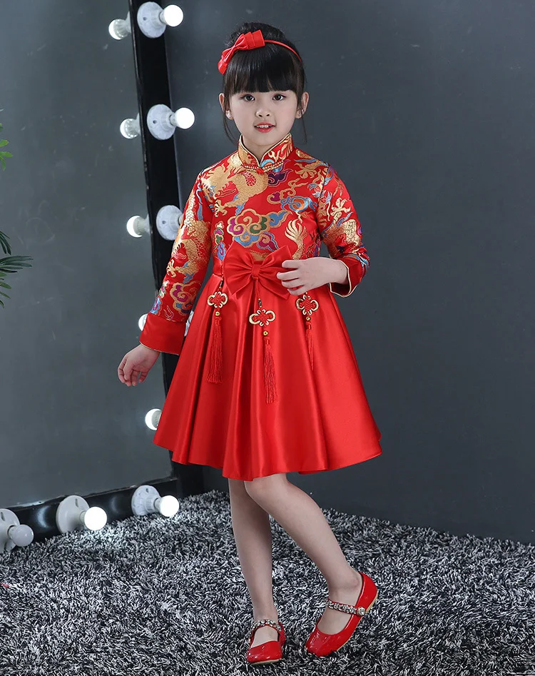 Kids China Dress Of The Tang Dynasty Chinese Traditional Garments Jacket Costume Pants For Children Boy Girl Clothing