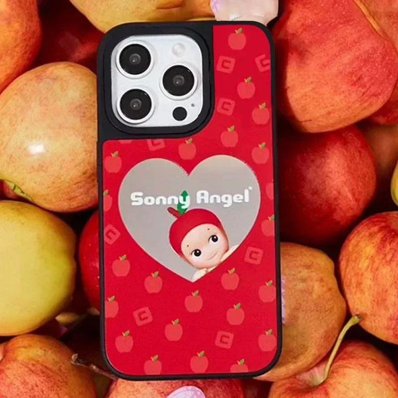 Cute Baby Mirror Phone Case Cover for IPhone 11 12 13 14 15 16 Pro Max Case for IPhone 16 Pro Max