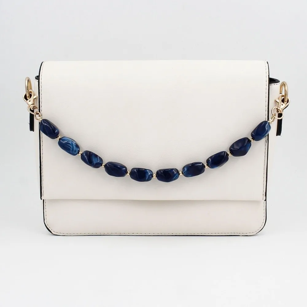 Gold Lobster Clasp Acrylic Bag Handle Detachable Design Chain Structure Bag Handle Chain Irregular Shape DIY Accessories Chain