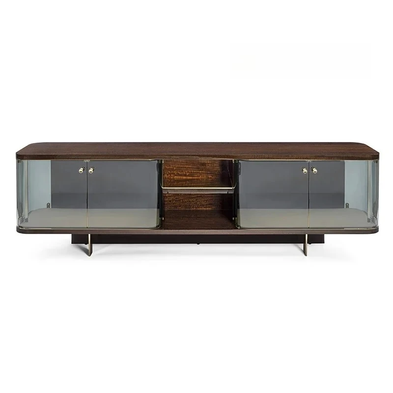 

N Italian-Style Light Luxury TV Cabinet Sofa Combination Modern Minimalist Living Room Storage Designer Style Floor Cabinet