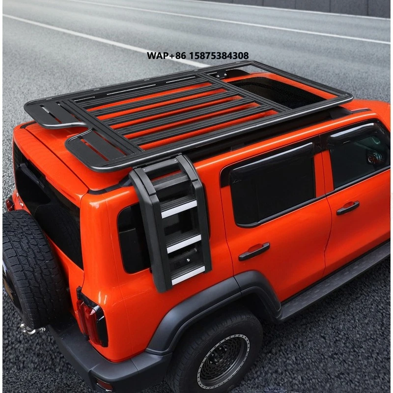 

GMW 300 Auto Parts Kit Aluminum Alloy Roof Climbing Ladder Side Box with Luggage Rack Exterior Modification Car Accessories