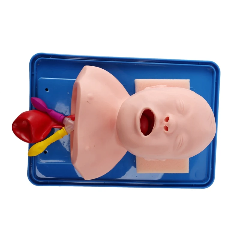 Neonatal Tracheal Intubation Model Analog Double Lung And Stomach Expansion Child Tracheal Intubation Training Model