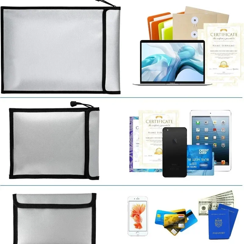 1PC Anti-Hacking Signal Blocker Storage Pouch Waterproof Fireproof Faraday Bag Notebook Computer Faraday Bags for Phones Key Fob