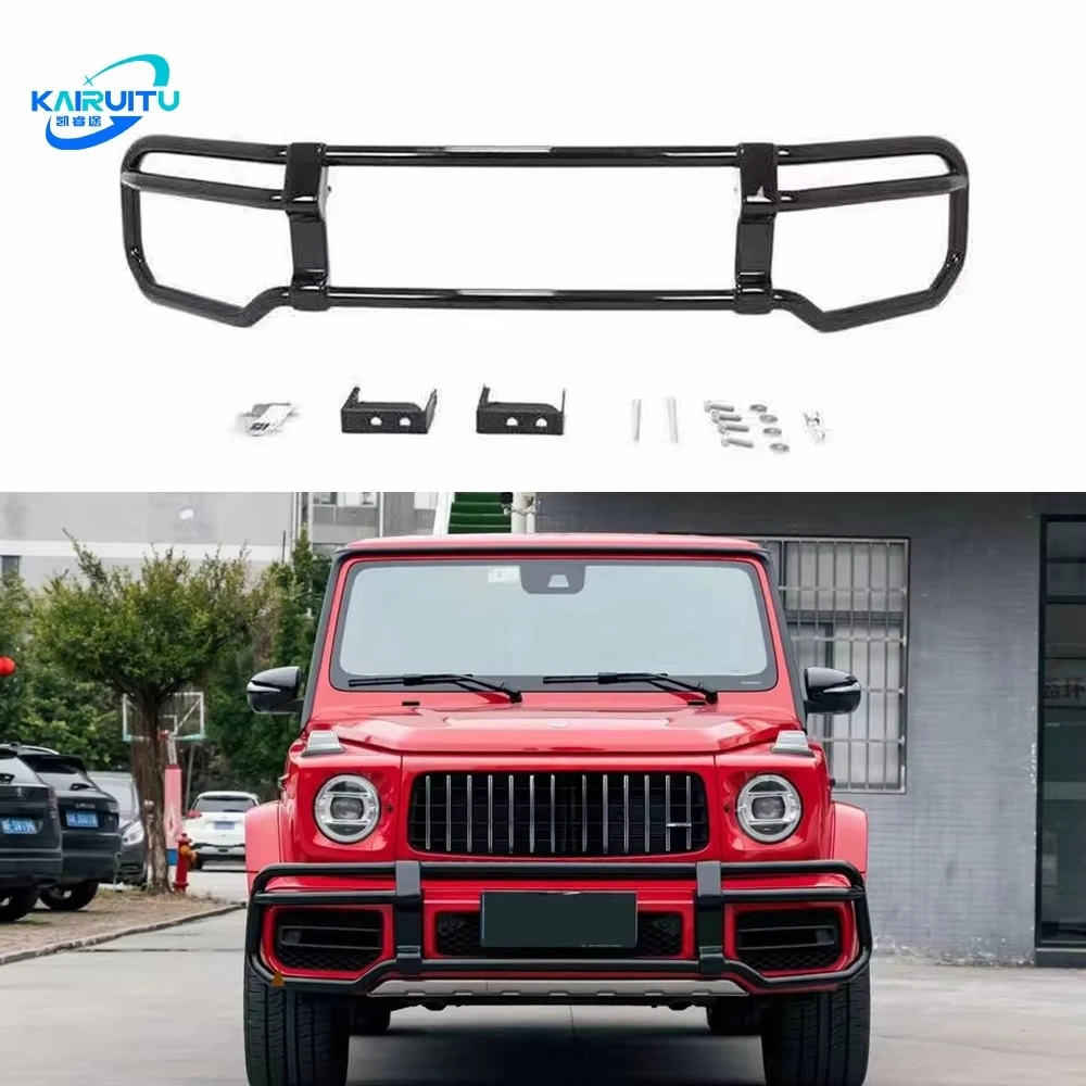 For New BENZ G Class W463A/W464 G63 Front Bumper Guard 2019-2024y Stainless Steel Screw-On Bull Bar with 1 Year Warranty