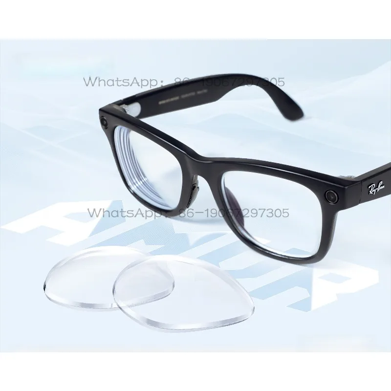 Suitable for AI Glasses Lenses High Definition Light Transmission, Scratch Resistance and Wear Resistance