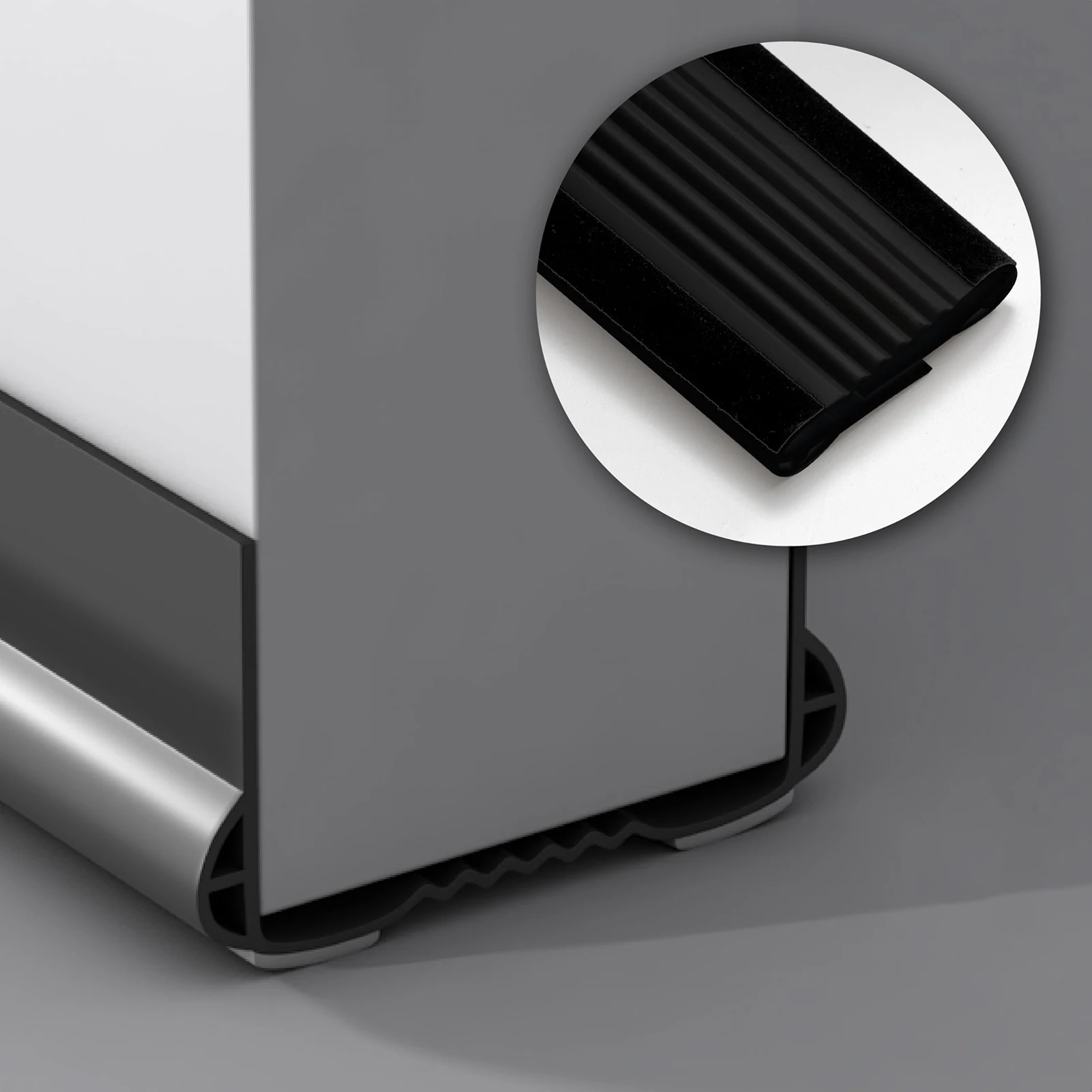 Efficient Door Draft Stopper Flexible for Home Interior PVC Soundproof Seal Strip Thermal Insulation Noise Reduction Tool