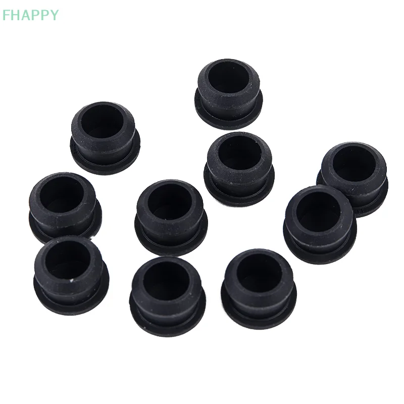 Tapón de orificio a presión de goma de silicona, 10 piezas, 2,5-14mm, tapón de sellado
