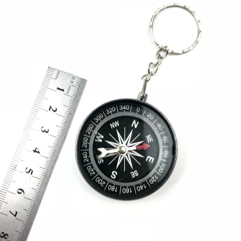 Fonoun MINI ABS Decoration Compass with Key Ring  45mm 10pcs 1 Set CP08