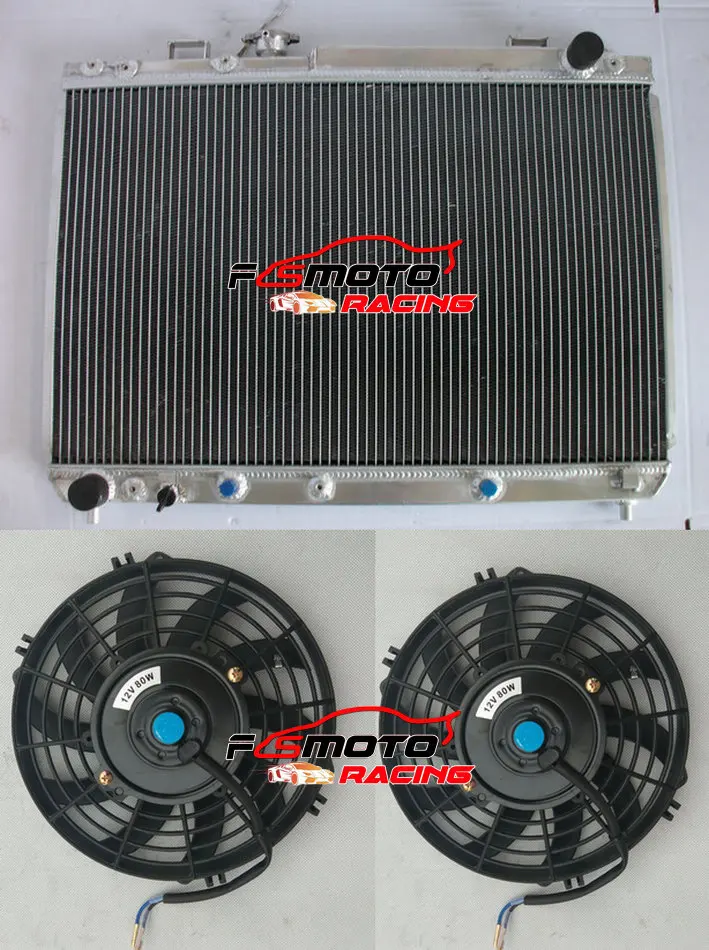 

Алюминиевый радиатор + вентиляторы для TOYOTA Townace SBV KR42/43R/SPACIA SR40 VAN 1995-2001 1996 1997 1998 1999 2000 AT&MT