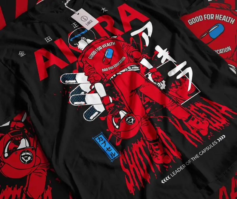 

Akira Shirt, Akira Good for Health Bad for Education