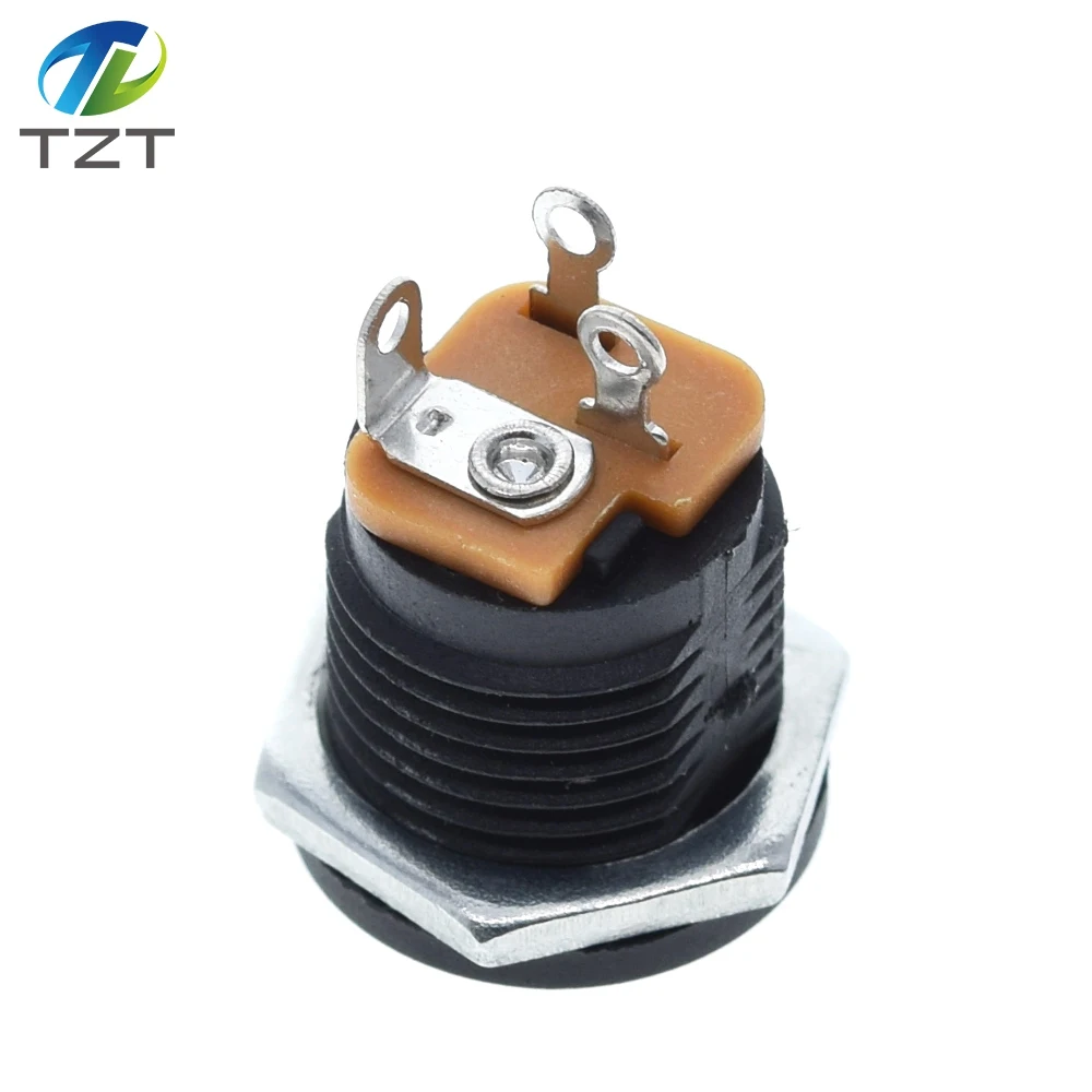 10PCS/LOT DC-022 DC Power Jack Socket dc connector Adapter interface DC022 5.5X2.1 mm Supply Jack Socket Panel Mount plug image 4