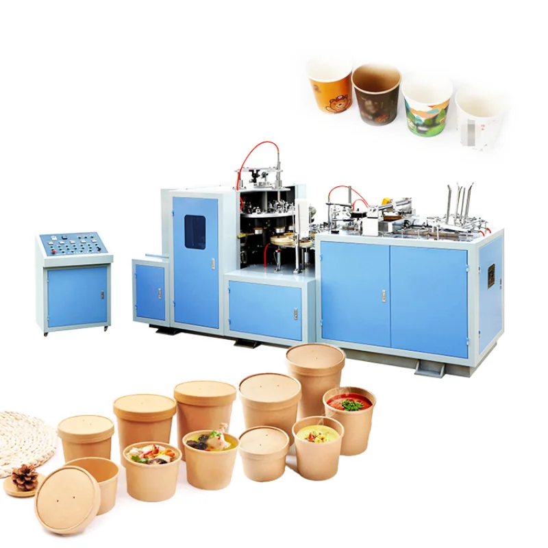 YG CE Approval Discount Paper Cup Production Line Equipment Price Shopping Glass Drinks Using Paper Cup Making Machine For Sale