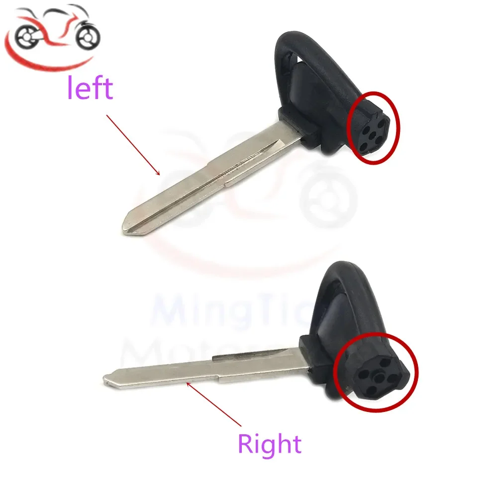 Motorcycle Uncut Key Blank for YAMAHA Left / right Magnet Anti-theft Lock Keys VOX BWS 4V BWS125 VOX50 GTR125 JOG EVO SMAX155