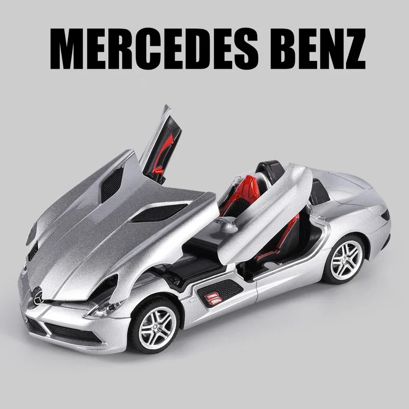 

1:24 Mercedes-Benz SLR Stirling Moss Alloy Model Car Toy Diecasts Metal Casting Sound and Light Car Toys For Children Vehicle