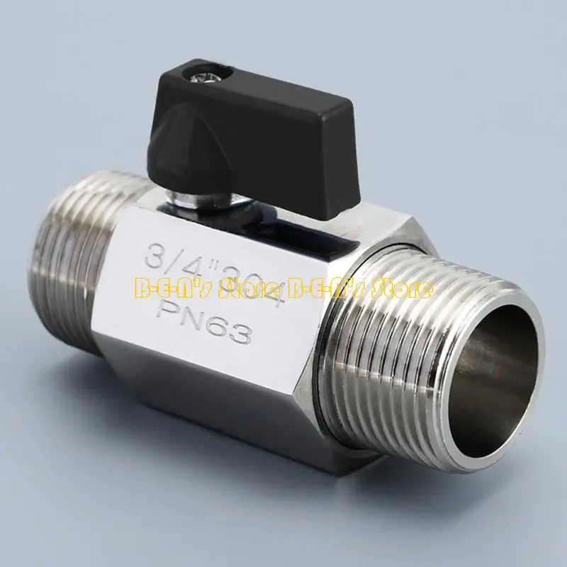 Y1AD Double Thread Ball Valves 1/4Inch Stainless Wide Temperature Ranging Compatible