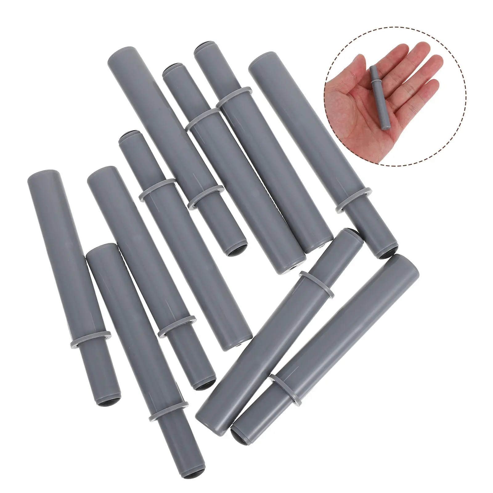 

10Pcs Cabinet Soft Close Damper Buffer for Kitchen Bathroom Furniture Easy Install No Tools Required Quiet Lid Closure Dampers