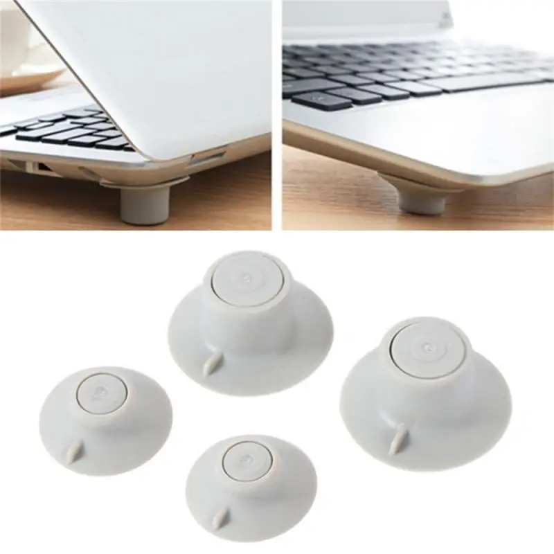 Portable Notebook Cooling Feet Non-slip Mat Laptop Holder Laptop Heat Reduction Pad Laptop Stand for Desk