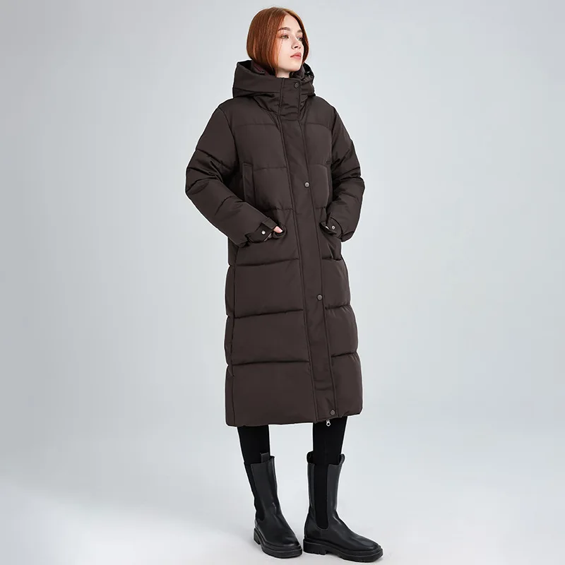 

New Winter Hooded Thick Warm Windproof Parkas Women long Puffer Parkas Jackets Casual Coat Fashion Female outwear Long parkas