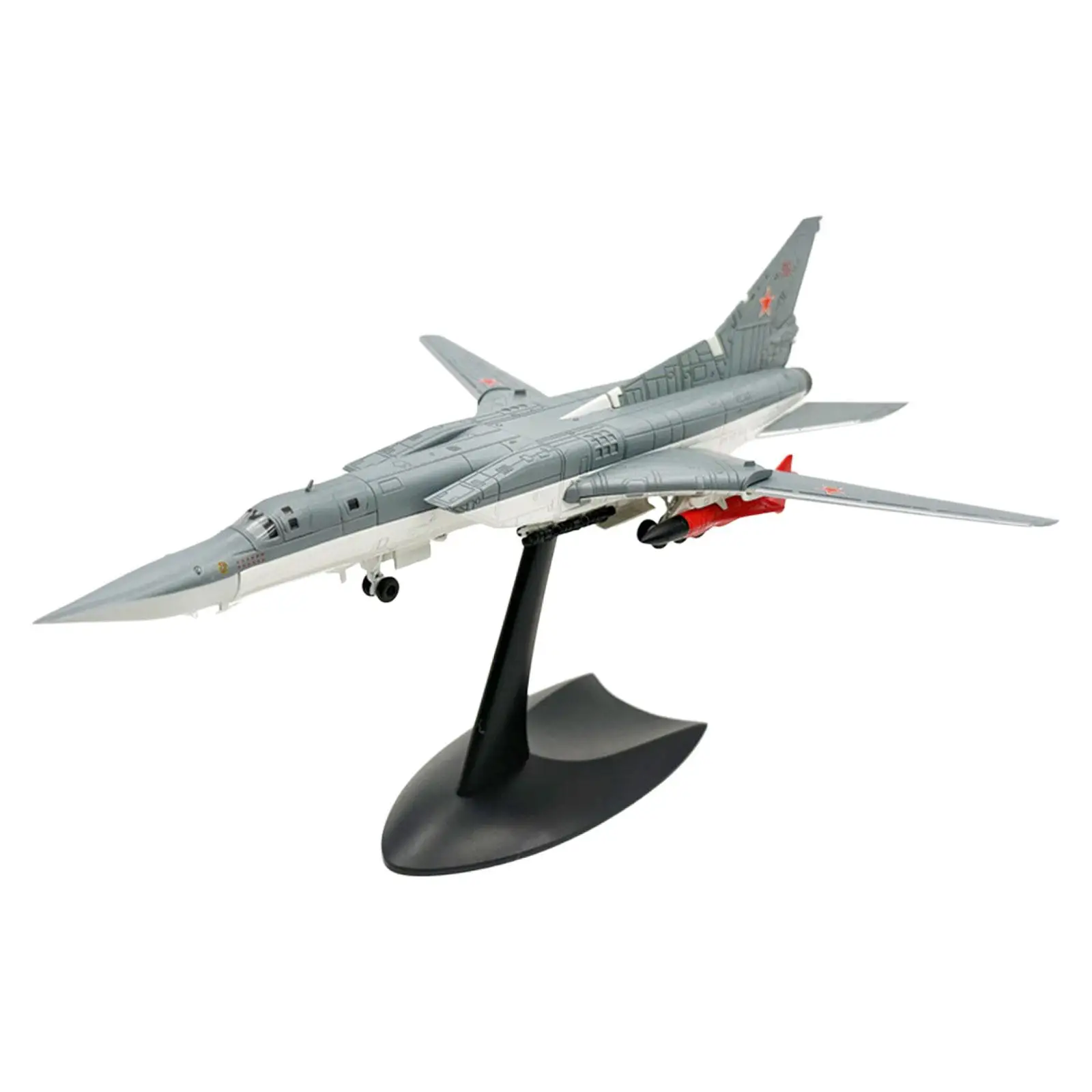 Simulation 1/144 Fighter Diecast Model Collection Kids Adults Toy Retro Plane with Base for Living Room Bedroom Shelf