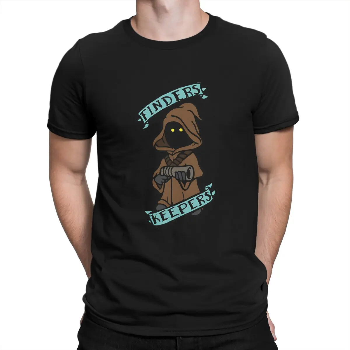 Jawa Finders Keepers Men T Shirt Jawa Utinni Awesome Tee Shirt Short Sleeve O Neck T-Shirts Cotton Printing Tops