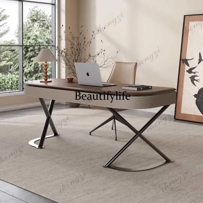 M07 TTT Office Drawer Computer Desks Storage Modern Wooden Table Computer Desks Study Height Writing Escritorios De Ordenador Fu