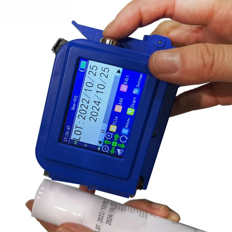 Small Industrial TIJ Inkjet Mini Handheld Printer for logo Pen Mfg Expiry Date