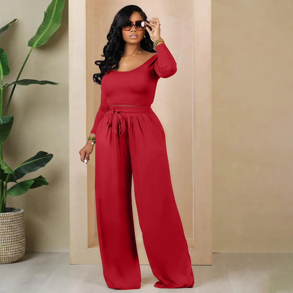 Conjunto de dos piezas para mujer, conjunto de 2 piezas, pantalones, ropa para mujer, novedad de 2023, venta al por mayor