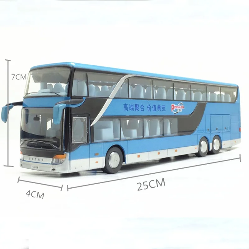 1:32 Alloy Bus Toy Double Decker Bus Model Simulation Children's