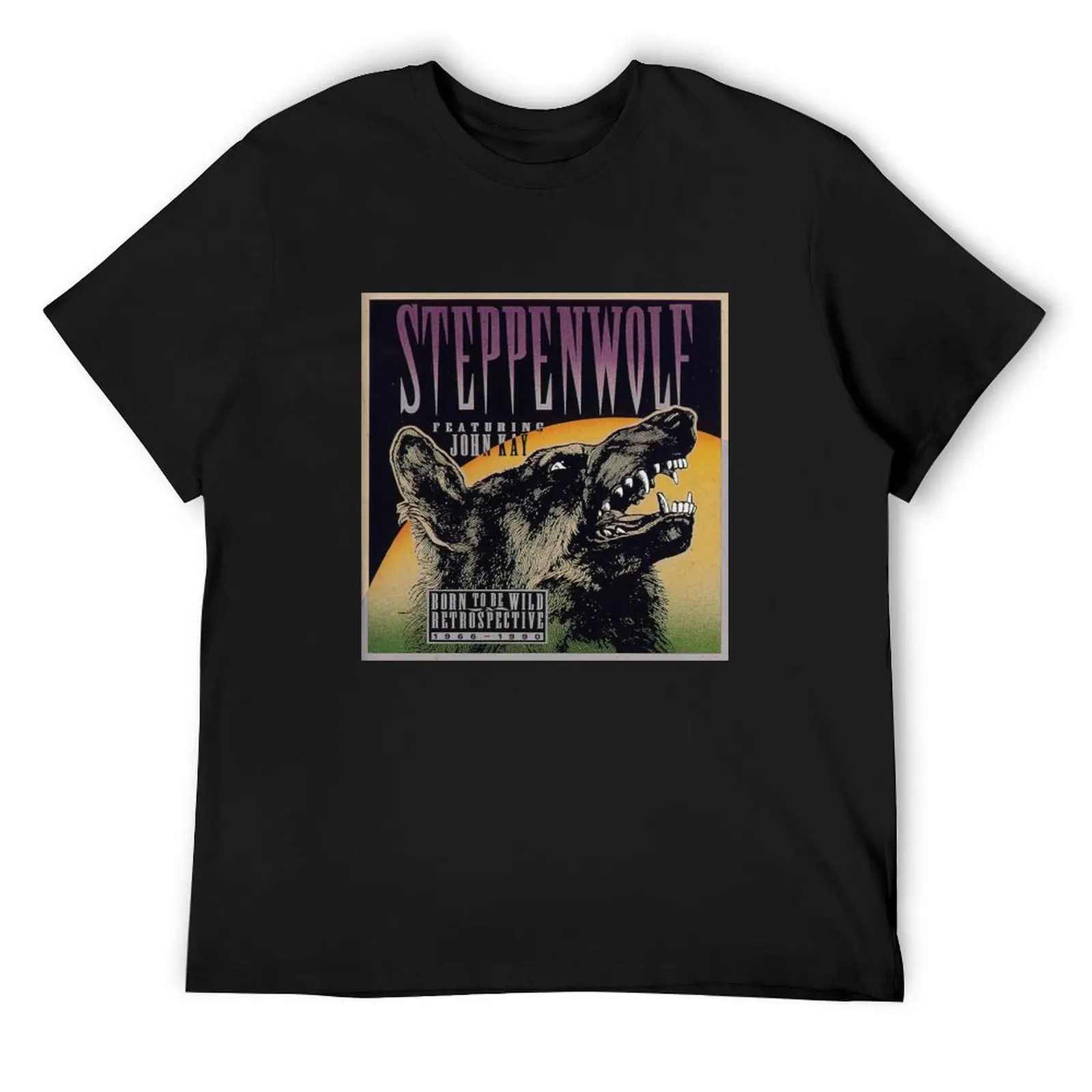 Steppenwolf Born To Be Wild Rock Band T-Shirt plain essential t shirt tops heavyweights fruit of the loom mens t shirts