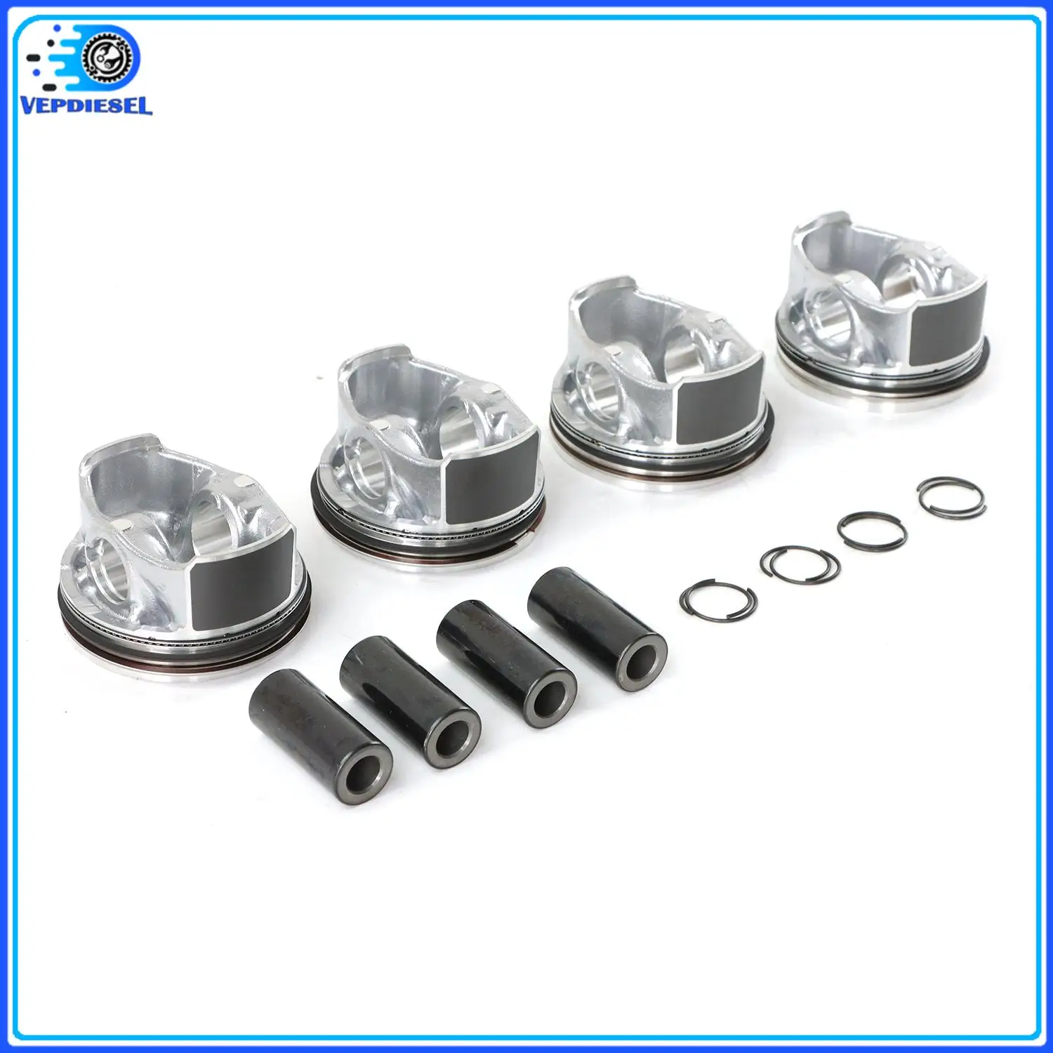 4pcs Φ23mm+0.5 2.0T Engine Piston Set 82.51mm EA888 for VW Tiguan AUDI A4 A5 Q3 Q5 TT 06H 107 065DM Auto Parts