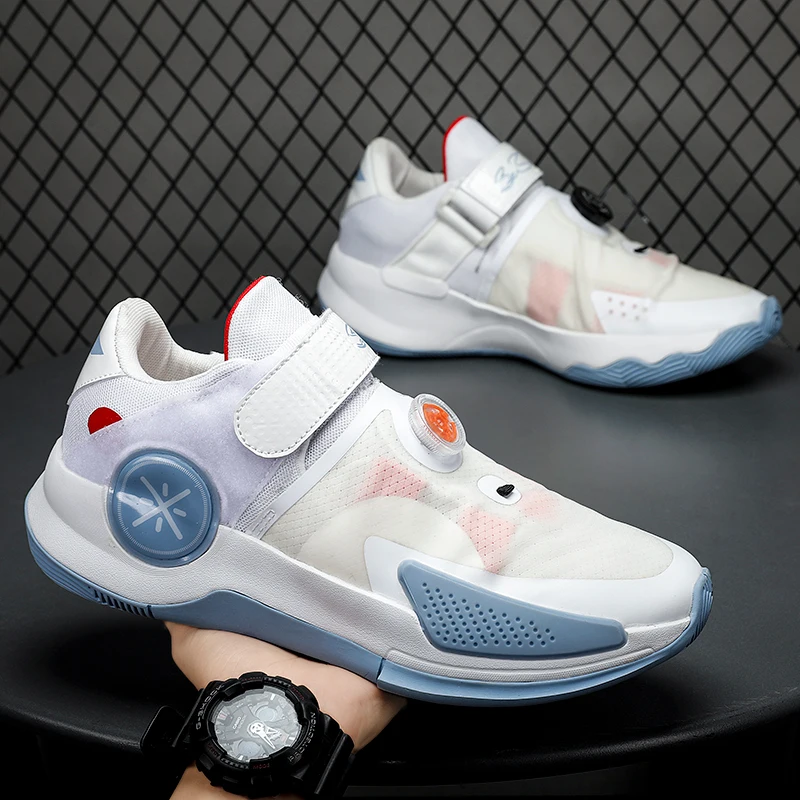 

Summer essential new professional youth shock absorption basketball shoes neutral non-slip wear-resistant thick sports shoes