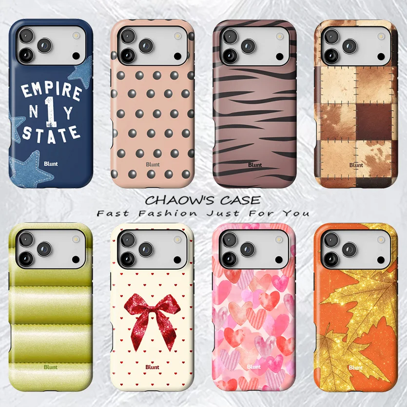 

INS Zebra Stripe & Patchwork Texture Phone Case for iPhone 17 17e 16e 16 15 14 13 12 11 Air Pro Max Plus Double-layer Back Cover