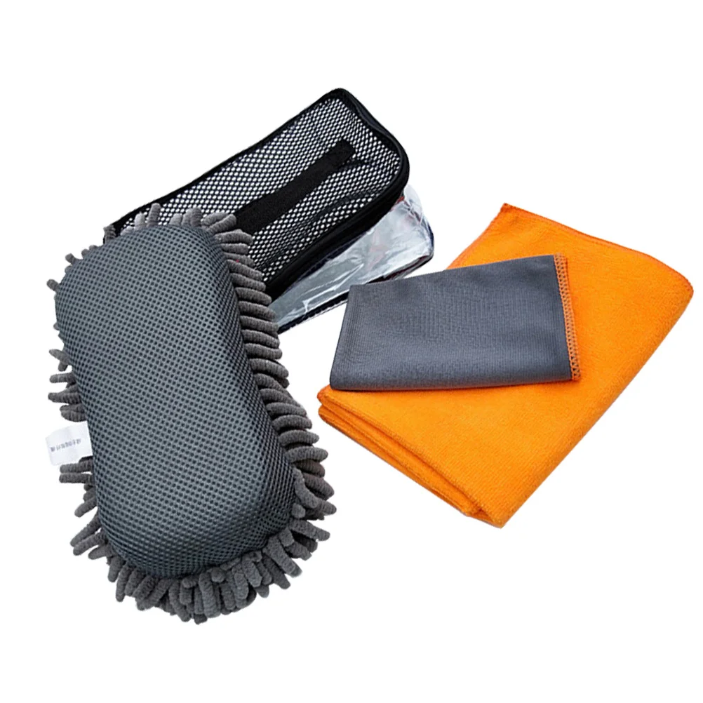 1 مجموعة مجموعة أدوات غسيل السيارات الإسفنج منشفة تنظيف الملابس للسيارات بالتفصيل صيانة متعددة الوظائف اكسسوارات غسل #1