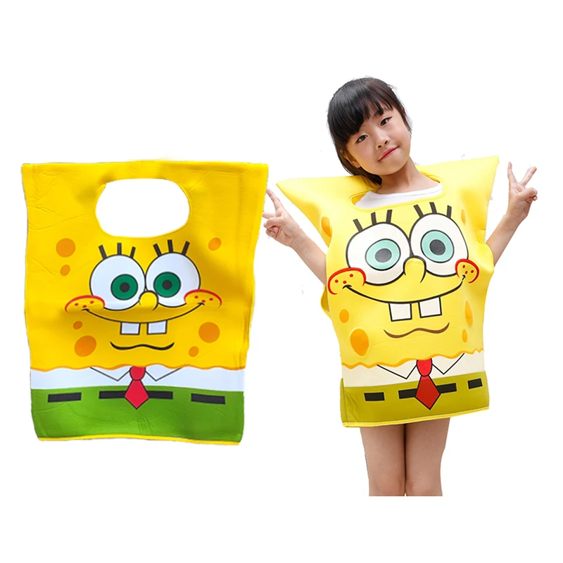 SpongeBob SquarePants Children Costume Performance Clothing Dress Up Cosplay Sponge Baby Fashion Cartoon Anime Party Clothing